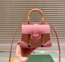 Shoulder Bags designer bag handbag crossbody bag fashion lady purse Wood Handle Print Letters Leather