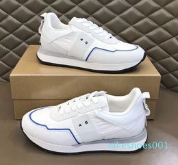 Mens Casual Shoes Simple Outdoor Runners Sneakers Soft Comfortable Cow Leather Shoes
