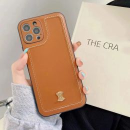 Fashion Designers Iphone Phone Case For 12 14 Pro Max 11 13 Promax Classic Fashion Mens Leather Couple Case Cover G2309116z max G23096z