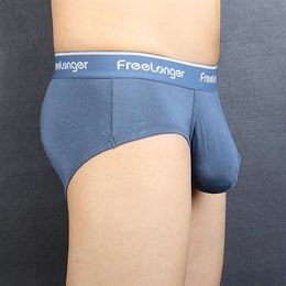 Underpants Breathable Seamless Men's Boxer Modal Underwear Longer Letter Printing Cotton 3D Pouch Shorts Male Panties Ta194q