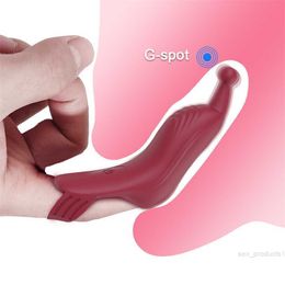 Massagerg-spot Sex Finger for Women Nipple Clitoris Stimulator Vibrators Female Goods Toys Adults Couples 5OPW