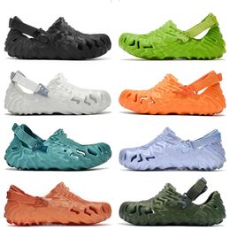 Hole slippers thick bottom sandals fashion men's shoes women's shoes joint models trend sports sandals fingerprint shoes size 35-41