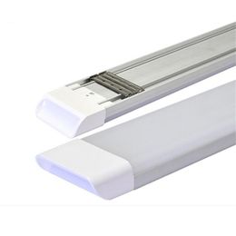 LED Batten Lamp 4strips 3ft 2ft 1ft 54W AC85-265V Integrated Triproof Tubes Lights 100LM/W 90cm 60cm 30cm 110V 220V Bright Cool White Lighting Direct Sale from Factory