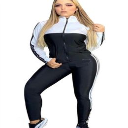 Fashion Women 2 Piece Tracksuits Sets Clothing Set Casual Sweatshirt Long Pants for Womens Hoodie Suits tracksuit Outfit Clothes 275B