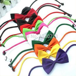 600pcs lot Factory New Colourful Handmade Adjustable Dog Pet Tie butterfly Bow Ties Cat Neckties Dog Grooming Supplies2279