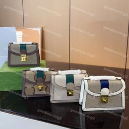 5A Designer-Taschen, Mini-Handtasche, Party, mobile Geldbörse, Rucksäcke, Luxusmarke, Ophidia, Umhängetasche, Goldkette, Messenger-Umhängetasche, Geldbörsen, Buchstabenmuster mit Box