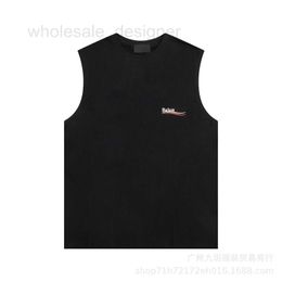 Men's Tank Tops Designer Couple INS Casual Style Sleeveless T Shirt 23 Summer New Cola Wave Print Unisex Casual Sleeveless Tank Top ZBF2