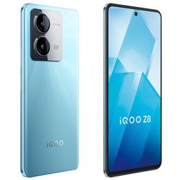 Original Vivo IQOO Z8 5G Mobile Phone Smart 12GB RAM 256GB 512GB ROM MTK Dimensity 8200 Android 6.64" LCD Full Screen 64.0MP NFC 5000mAh Fingerprint ID Face Wake Cellphone