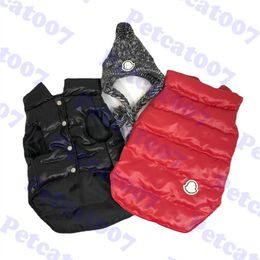 Brand Logo Pets Vest Coat Dog Apparel Trend Pet Down Coats Dogs Clothes Warm Thickened Jacket297i