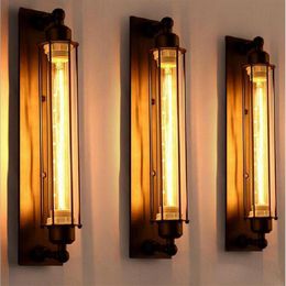 antiquities Vintage Style Loft Industrial Vintage Edison Wall Light Lamp bar resturent Pendant Lamps ceiling Chandelier Light252J