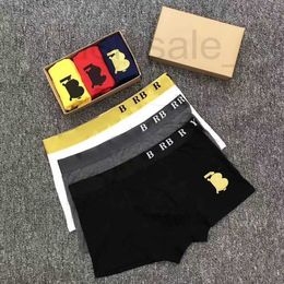 Mens Designers Boxers Brands Underpants Sexy Classic Mens Boxer Casual Shorts Underwear Breathable Cotton Underwears 3pcs 0LVG