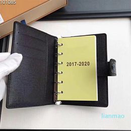 Leather loose-leaf multi-function notebook high-end business note notepad meeting memorandum book record folder disassembly shell 281g