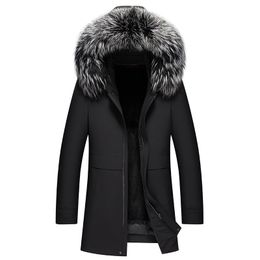 Men's Jackets YN 2155 Winter Thickened Rex Rabbit Fur Inner Coat Collar Youth Trend Fashion Upscale Style Overcomes Leisure 230909