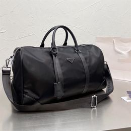 Men Fashion Duffle Bag Triple Black Nylon Travel Bags Mens Handle Luggage Gentleman Business Tote with Shoulder Strap Rave Reviews269m