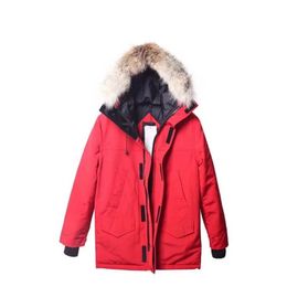 Parkas Kanda goose Men's Down Parkas Men's womans Down Parkas Puffer jacket Coat canda gooses Long canadas goose Maple leaf down jacket q4