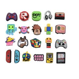 Shoe Parts Accessories Wholesale Children Cartoon Pvc Charms Shoes Buckles Action Figure Fit Bracelets Clog Jibz Kids Game Gift Drop D Dhfia