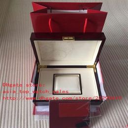 new Luxury High Quality Topselling Red Nautilus Watch Original Box Papers Card Wood Boxes Handbag For Aquanaut 5711 5712 5990 5980298W