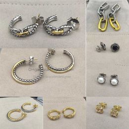 Stud Pearl Earrings Hoops Wholesale Crystal Rhinestone Geometric Fashion Wedding Jewellery Dangle Earring Designer for Women 2023 Trendy Orecchini