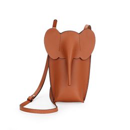 Evening Bags Cute Elephant Style Women Mobile Phone Bag For Girls Arrival Messenger High Quality Leather Female Small 230908