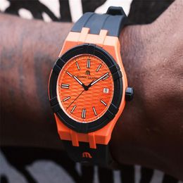 Wristwatches Maurice Lacroix Aikon Mens Watch Rubber Strap Waterproof Quartz Smart for Men Sports Relogio Masculino Reloj Hombre 2274Q