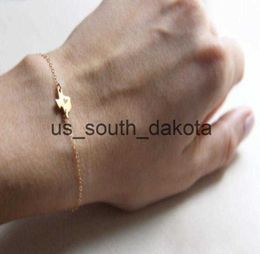 Chain Outline Map Texas State Bracelet with Heart Usa Tx i Heart Map Geography Bracelets Jewelry9808102 X0909