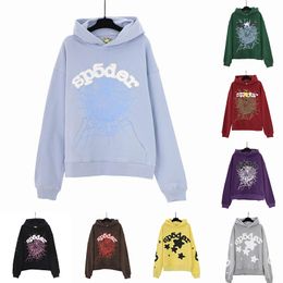 Women's Cheap Wholesale Spider Hoodies Sp5der Young Thug 555555 Angel Pullover Pink Red Hoodie Hoodys Pants Men Sp5ders Printing Sweatshirts Top quality Many Colors
