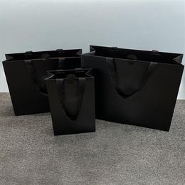 Orange Original Gift Paper bag handbags Tote bag high quality Fashion Shopping Bag Whole cheaper C01231I