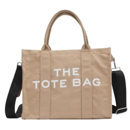 Marc Designer Bag Tote Women Casual Large Capacity Handbag Fashion Beach Canvas Crossbody Bags Luxury Brand Shoulder Bag Wallet MA243p