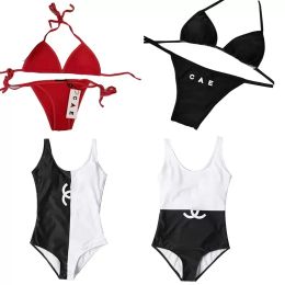 2023 Designer Women Clothing Bikini Womens Swimsuits Lace Up Swimsuit Summer Time Cross Belt Pants Sexy Letter Print Woman Beach Swim Suit