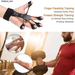 New Hand Gripper Silicone Finger Expander Grip Wrist Strength Trainer Exerciser Resistance Bands Fitness230f