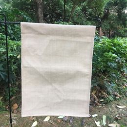 12x16 blank garden flag polyester linen garden banner for sublimation plain yard decor flag outdoor flag261p