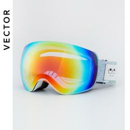 Ski Goggles Rimless OTG Spherical lenses Interchangeable Magnet Lens Skiing Snow Glasses Men Women UV400 Antifog Coatings 230909