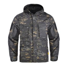 Other Sporting Goods HAN WILD M65 Jacket Men Clothing Hiking Camping Coat Waterproof Hoodie Sports Clothes Military Windbreaker 230909