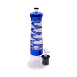 Cool Colourful Glitter Sparkling Bong Pipes Kit Waterpipe Glass Philtre Handle Funnel Bowl Herb Tobacco Cigarette Holder Bubbler Smoking Hookah Handpipes DHL