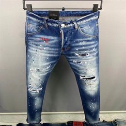 Men Jeans Italian fashion European and American men casual high-grade washing quality optimization D9850248Q