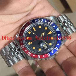 High Quality 1675 Vintage Black Dial 40mm Mens Watches Asia 2813 Movement Automatic Men's Casual Wrist Watches2777