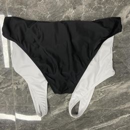 Swimsuit Bikini Set Women Hollow Out Black White One-piece Swimwear Fast Bathing Suits Sexy3170