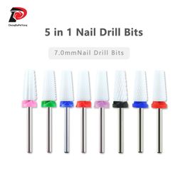 Nail Manicure Set 70mm 5 in 1 Drill Bits Remove Gel Accessories 230909