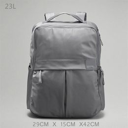 lu 23L Backpack Students Laptop Large Capacity Bag Teenager Shoolbag Everyday Lightweight Backpacks 2 0 4 Colors New223O