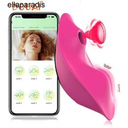 Sex Toys Massager App Bluetooth Clit Sucker Vagina Sucking Vibrator Female Clitoris Vacuum Stimulator Wearable Panties Nipple for Women