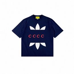 2022 Summer Clover t shirts classic letter logo printing men t-shirt graphic tees short sleeve womens printed hip hop women high q272a