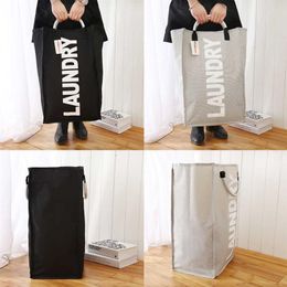 Large Foldable Laundry Bag Collapsible Oxford Washing Dirty Clothes Laundry Basket Portable Laundry Storage Bag244D