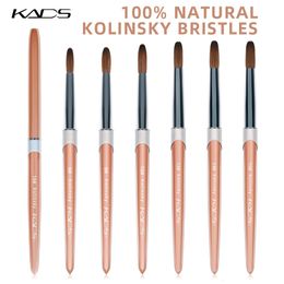 Nail Brushes Professional Kolinsky Brush for Nails Acrylic Decoration Powder Application Manicure 230909