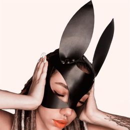 Other Event & Party Supplies B CYQZ Women Sexy Leather Mask Half Face Fancy Masks Sex Toys Halloween Ears Cosplay Masquerade334Y