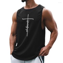 Men's Tank Tops Muscleguys Gym Clothing Bodybuilding Top Men Mesh Basketball Sleeveless Shirt Fitness Vest Sports Singlets Wo275k