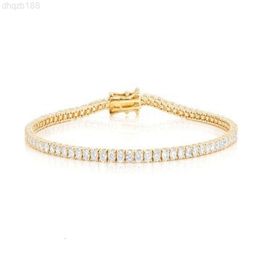 Wholesale Factory Price 6pt Prong Set Tennis Bracelet Natural Diamond Tennis Bracelet Hip Hop Jewellery Good Quality Bracelet