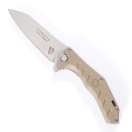 Russia HOKC G10 Handle Folding Knife D2 Steel Fishing Mountaineering Travel Knife Carrying Emergency Rescue Tool Self-defense Sharp Paring Knife 419