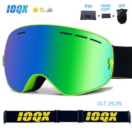 Ski Goggles Snowmobile Double Layers UV400 Anti fog Big Glasses Skiing Snow Men Women Snowboard 230909