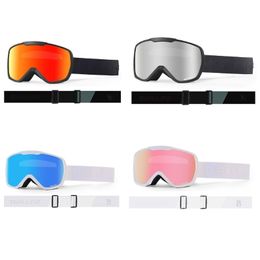 Ski Goggles DoubleLayer Large Frame Snowboard Durable UVProtection AntiFog Snow for Outdoor Sport 230909