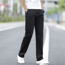 Straight Sports Pants Mens Mens Trousers Trendy High-End Stretch Casual Pants Micro Mall Quality Supply Ins